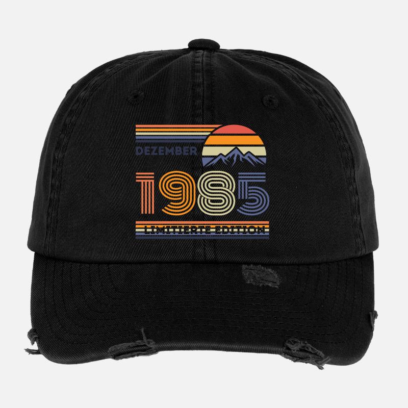 Vintage Birthday – December 1985 Flexfit Vintage Destroyed Cap