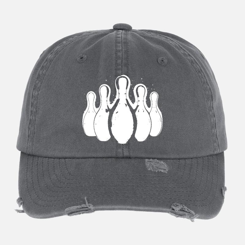 Bowling Flexfit Vintage Destroyed Cap