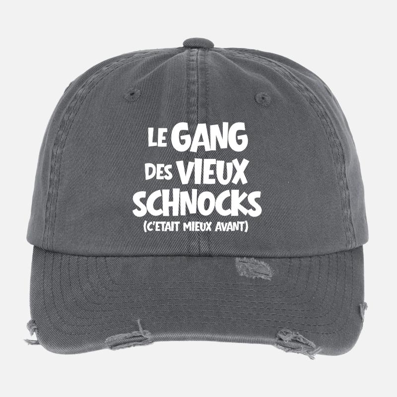 sénior, retraité, retraitée Casquette vintage effet usé Flexfit