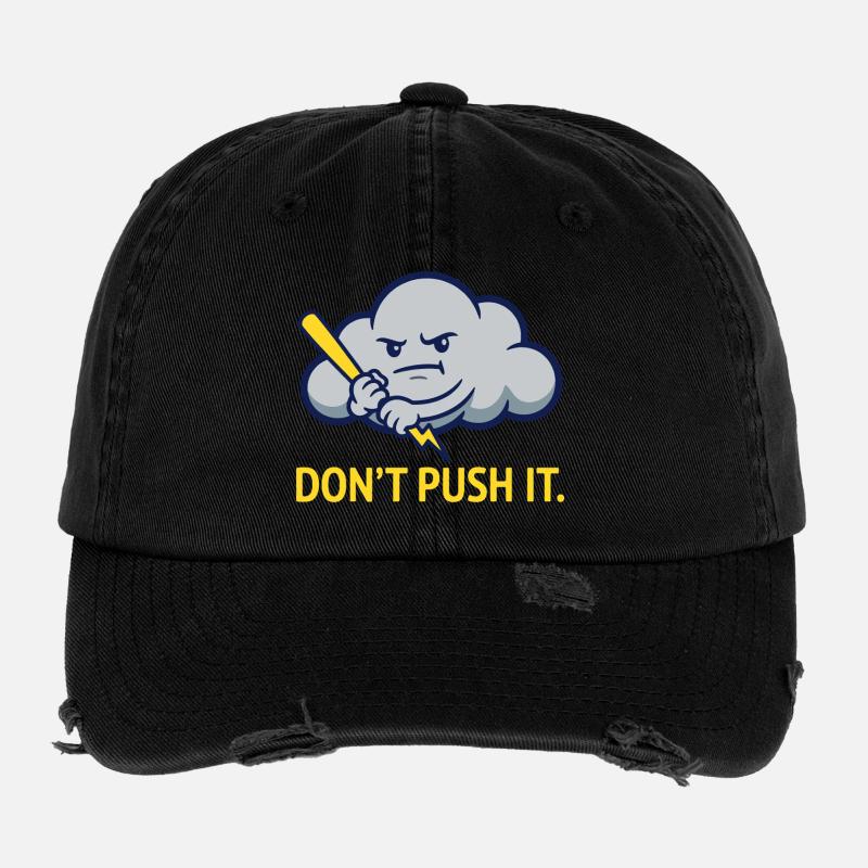 Die Warnung vor grummeligen Sturmwolken Flexfit Vintage Destroyed Cap