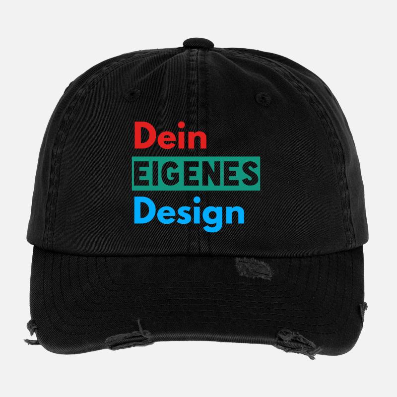 Your own design Flexfit Vintage Destroyed Cap