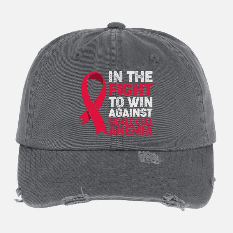 Sickle cell anemia Flexfit Vintage Destroyed Cap