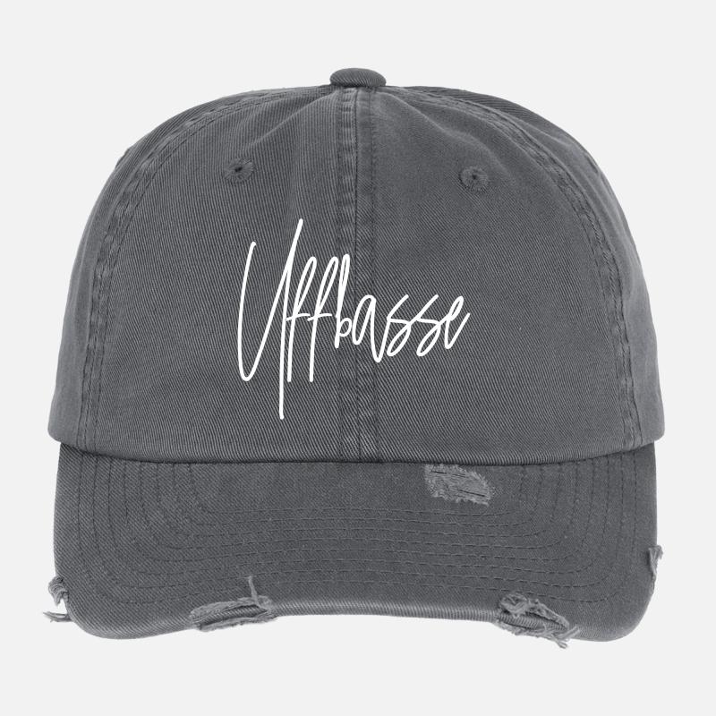 UFFBASSE Dialekt badisch Flexfit Vintage Destroyed Cap