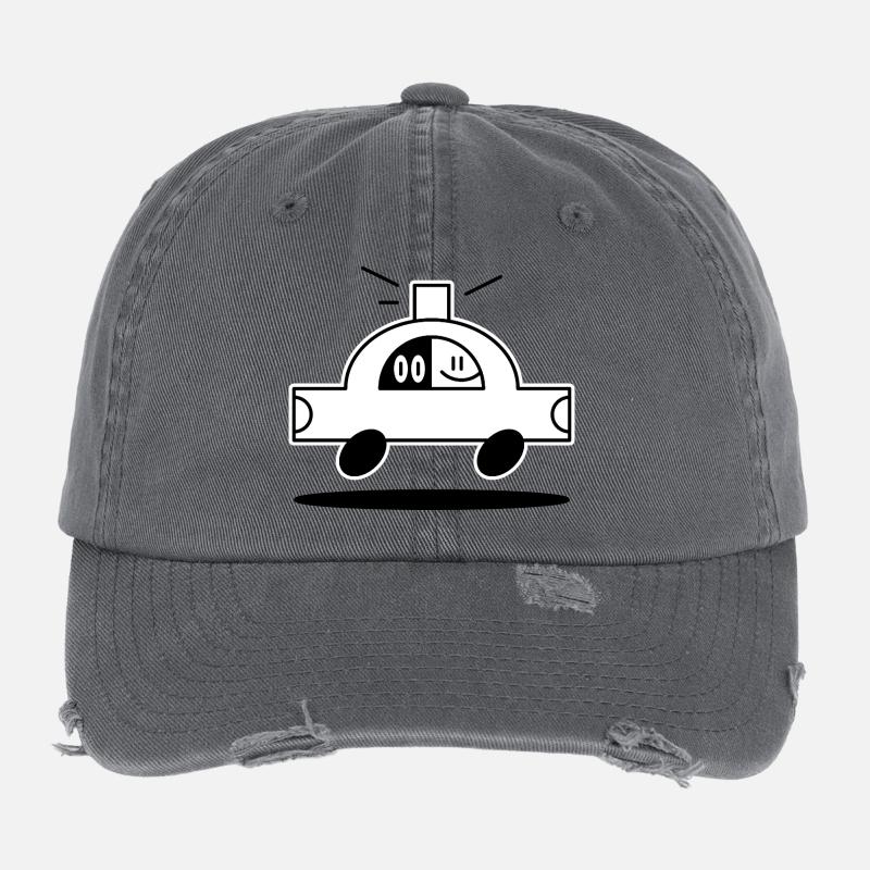 Ridesharing Flexfit Vintage Destroyed Cap