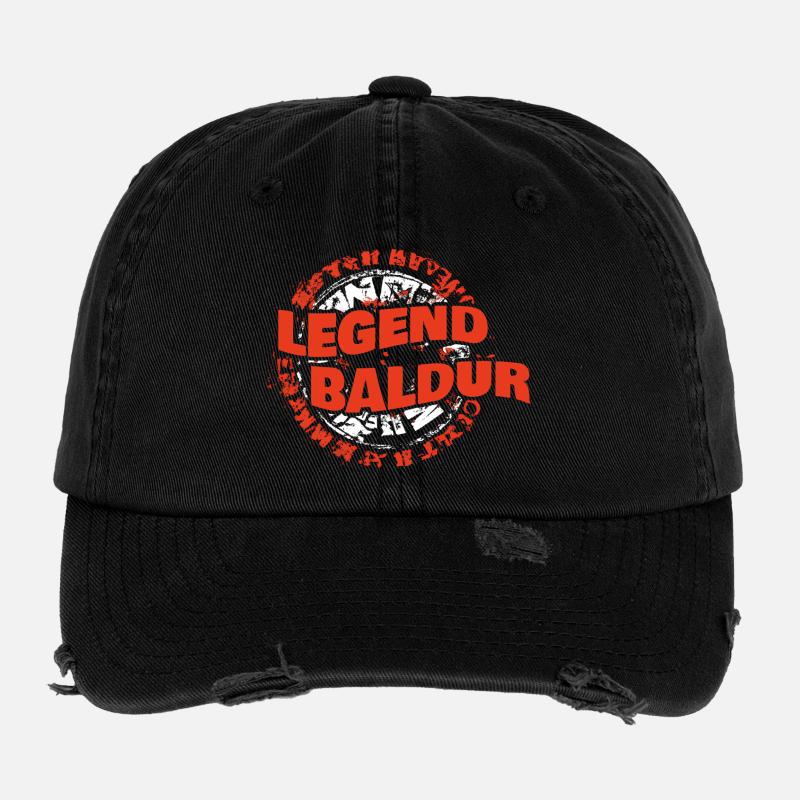First name Baldur Flexfit Vintage Destroyed Cap