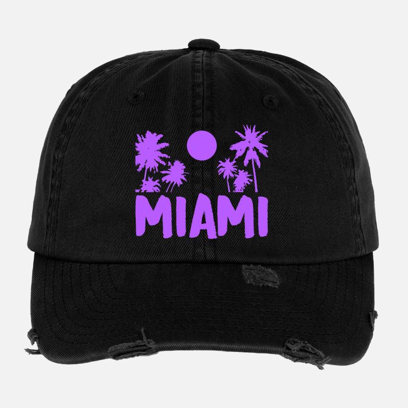 Miami Flexfit Vintage Destroyed Cap