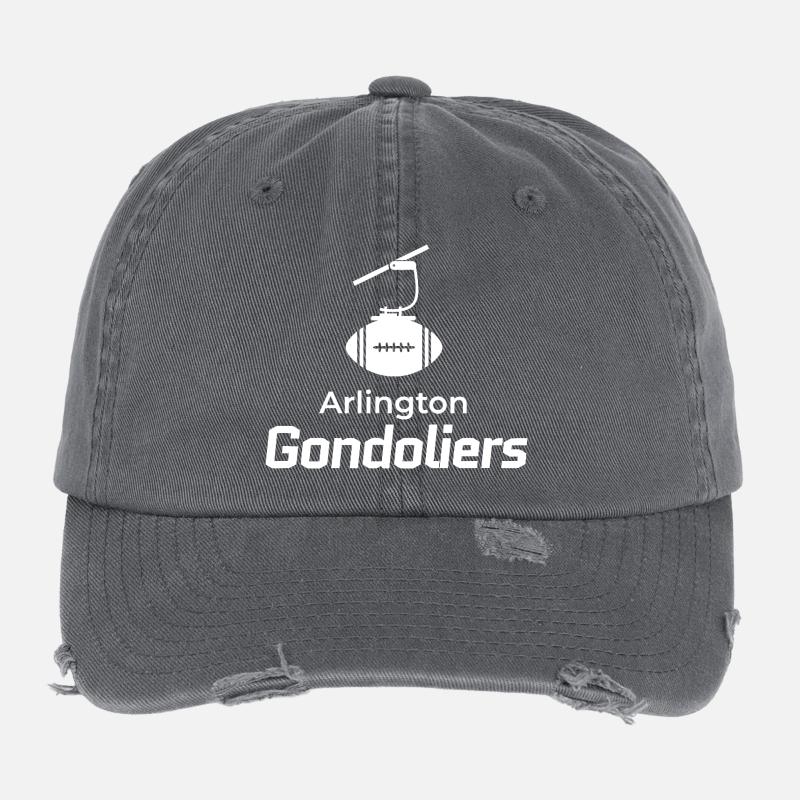 Arlington Gondoliers Crest Flexfit Vintage Destroyed Cap