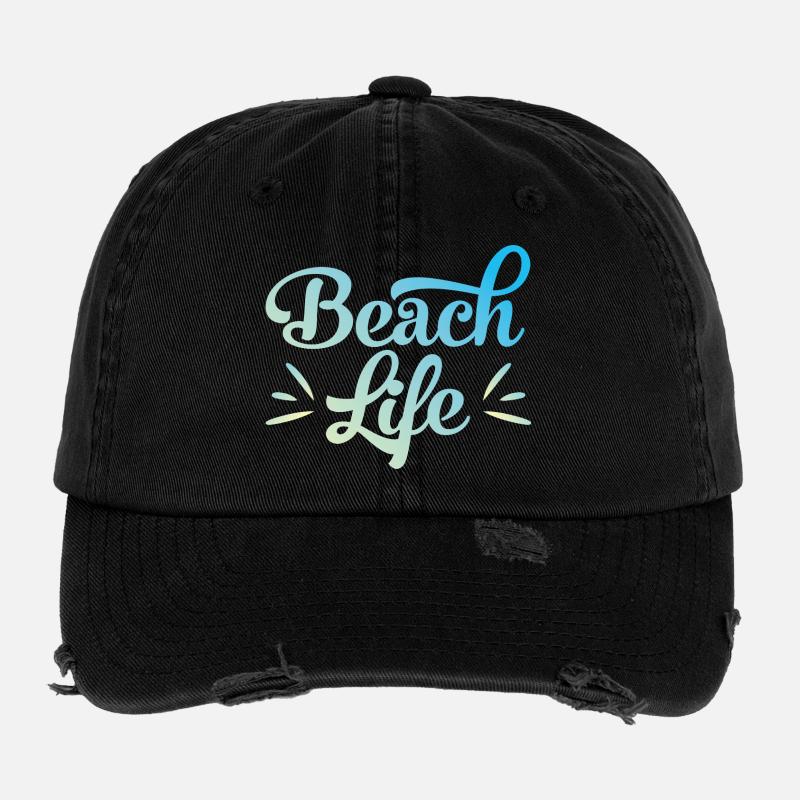 Beach Life only Flexfit Vintage Destroyed Cap