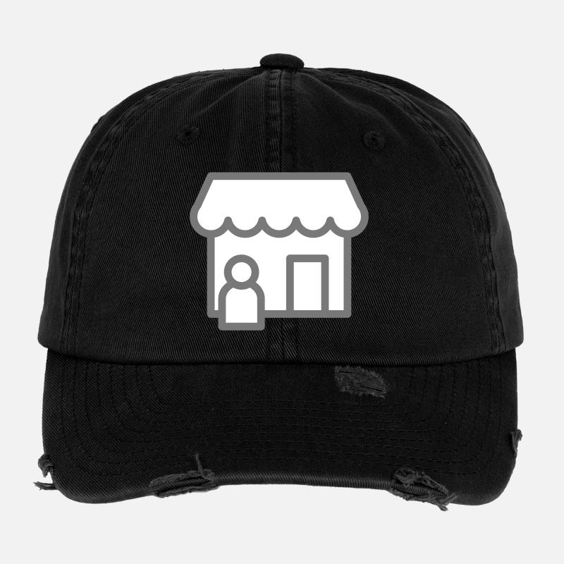 shop Shop Flexfit Vintage Destroyed Cap