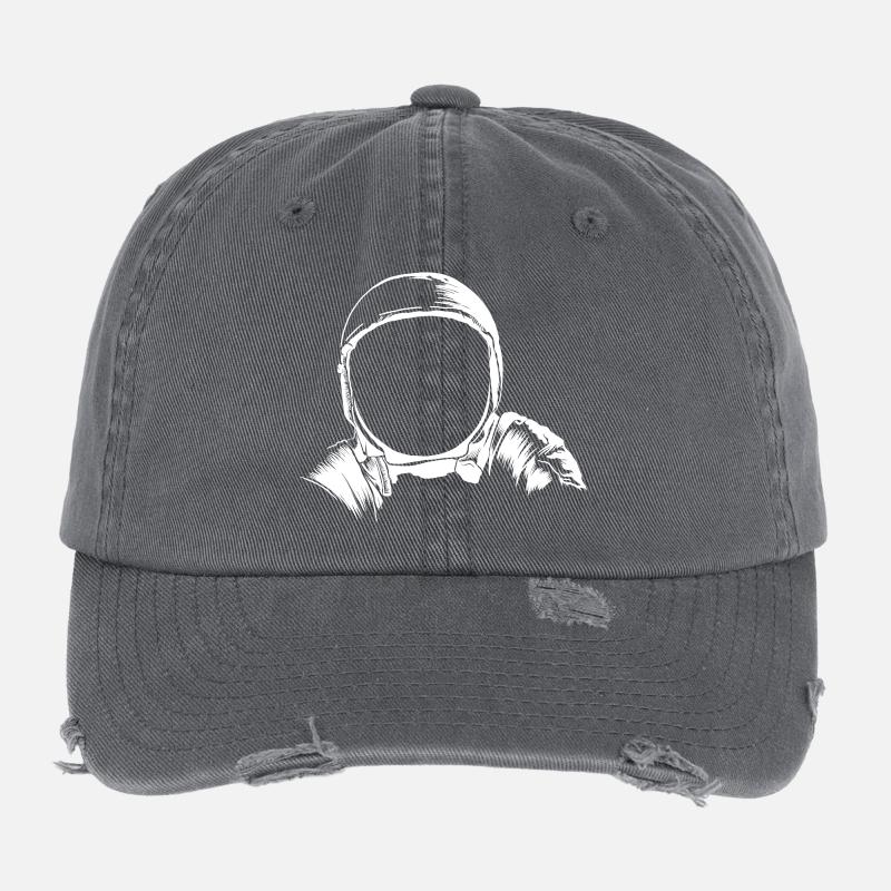 Astronauten Helm Flexfit Vintage Destroyed Cap