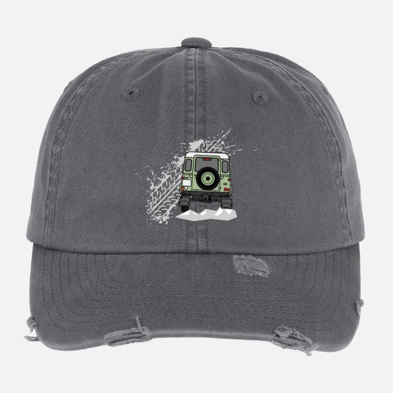 Defender Splash Rear Casquette vintage effet usé Flexfit