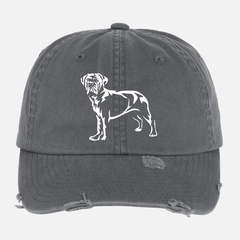 Cane Corso "Black Edition" Flexfit Vintage Destroyed Cap