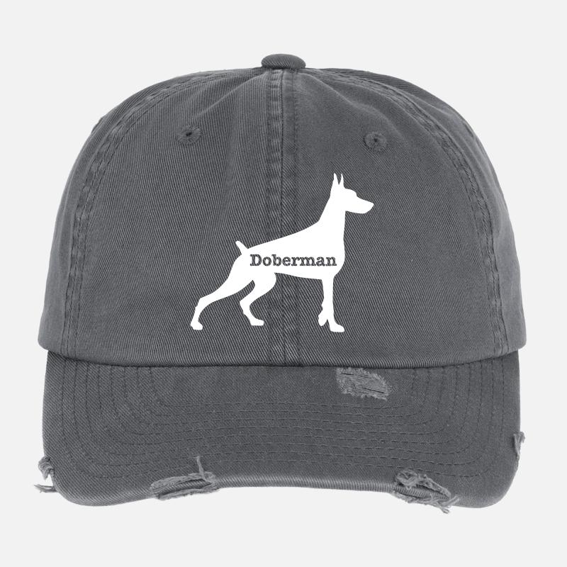 Dobermann Flexfit Vintage Destroyed Cap