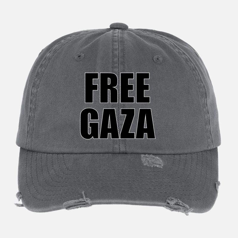 Befreit Gaza Flexfit Vintage Destroyed Cap