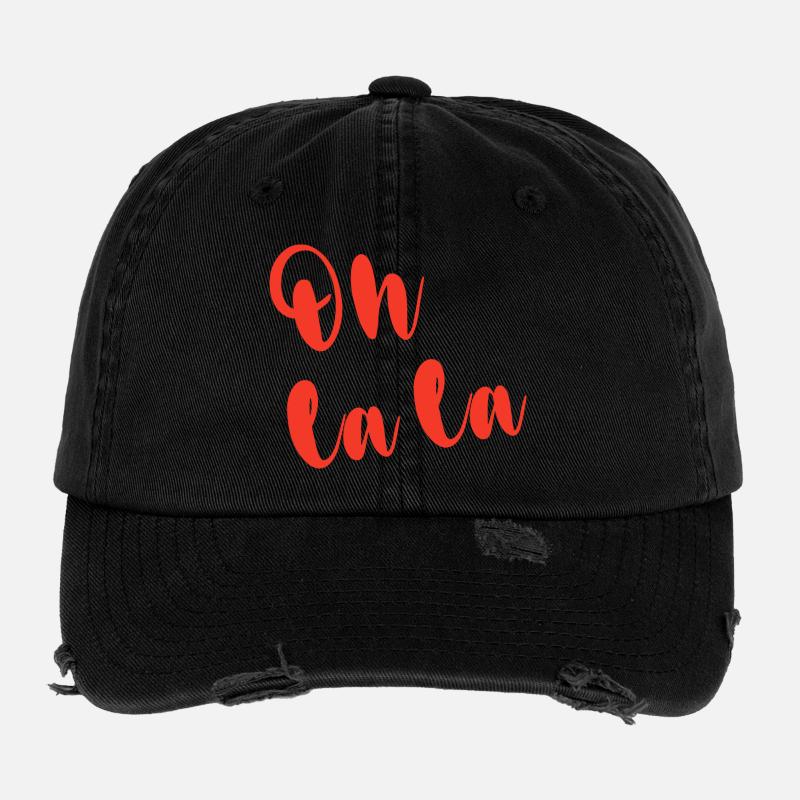 OH LA LA Casquette vintage effet usé Flexfit