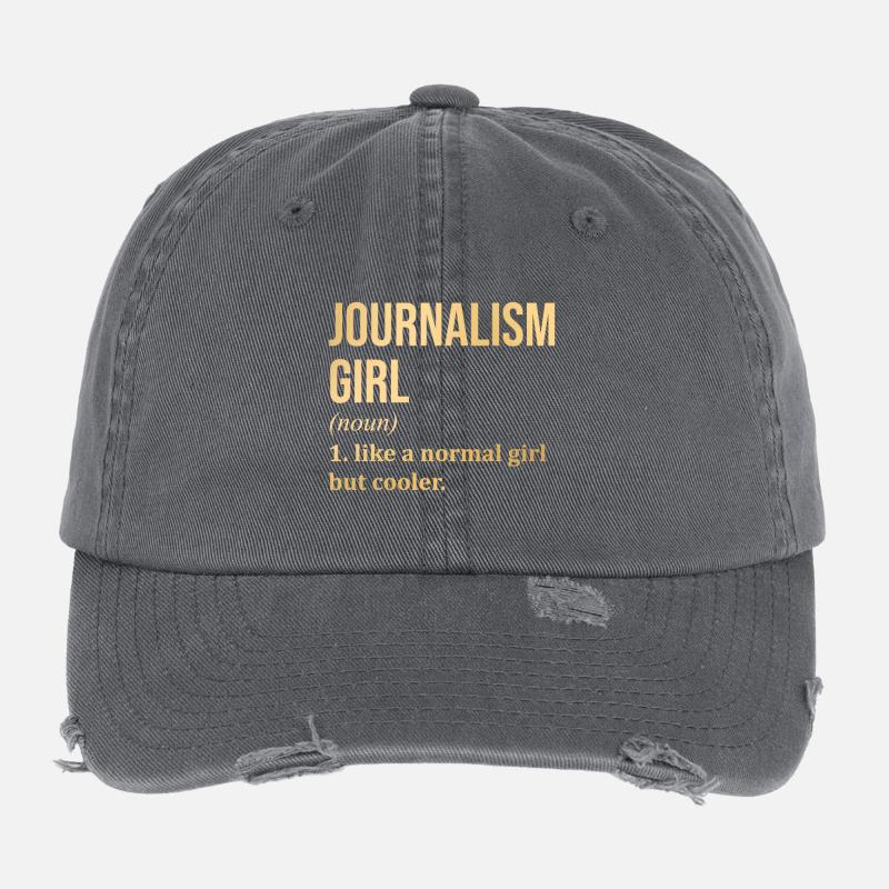 Journalismus Flexfit Vintage Destroyed Cap