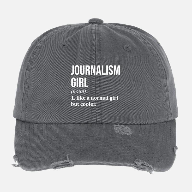 Journalist Flexfit Vintage Destroyed Cap