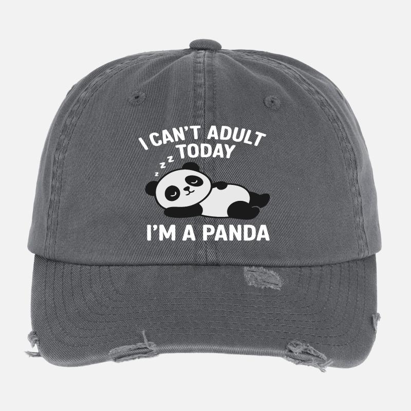 panda Flexfit Vintage Destroyed Cap