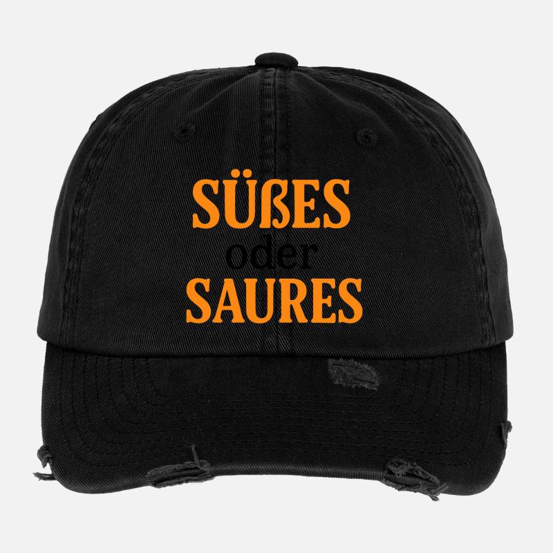 Halloween Theme Flexfit Vintage Destroyed Cap