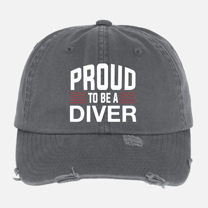 Proud Diver Flexfit Vintage Destroyed Cap