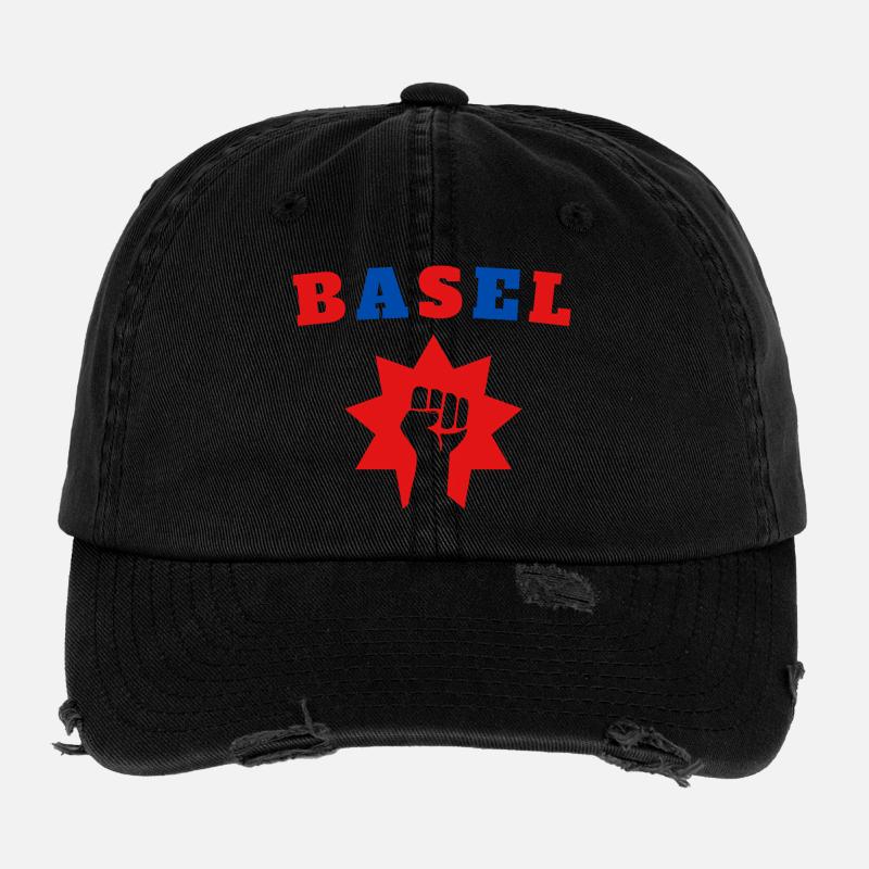 Basel Flexfit Vintage Destroyed Cap