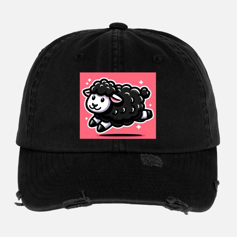 Black Sheep Flexfit Vintage Destroyed Cap