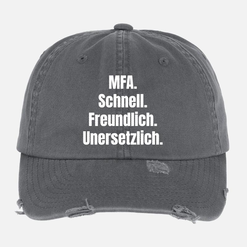 MFA : Rapide, sympathique, irremplaçable Casquette vintage effet usé Flexfit