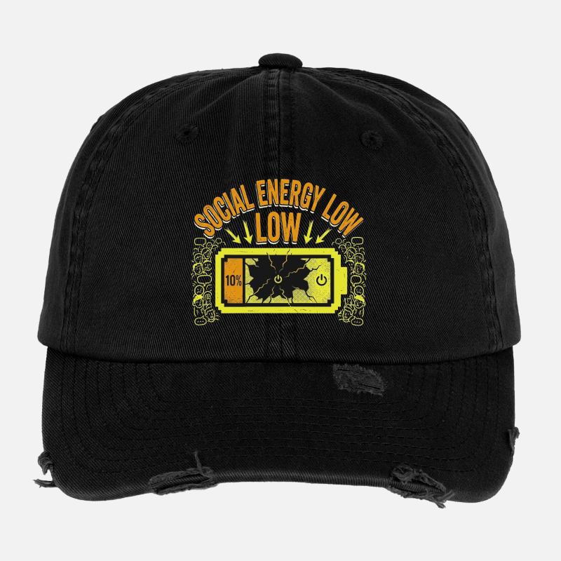 Pression sociale Casquette vintage effet usé Flexfit