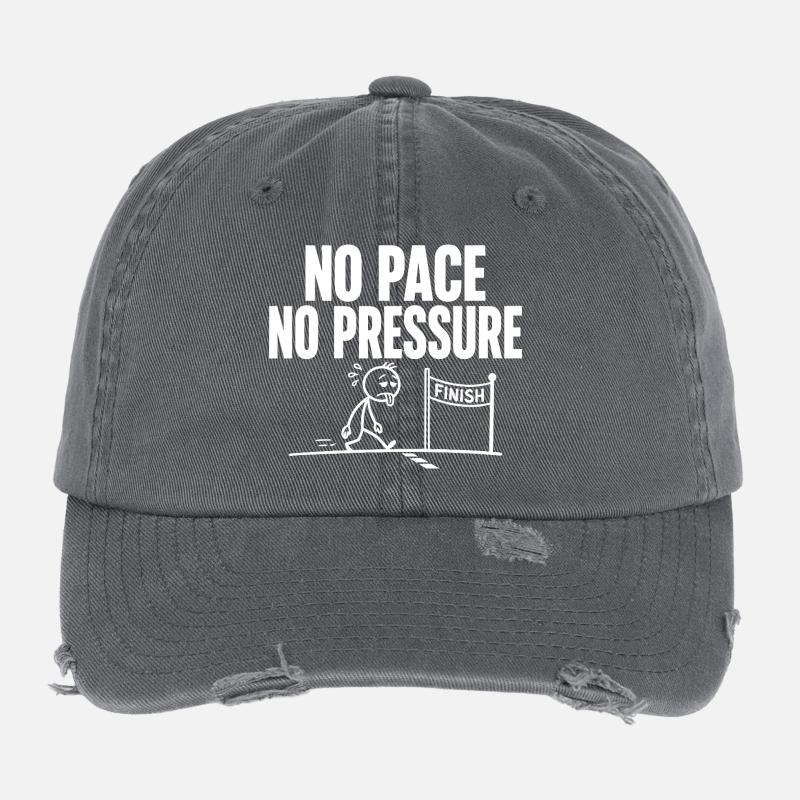 No Pace No Pressure Flexfit Vintage Destroyed Cap