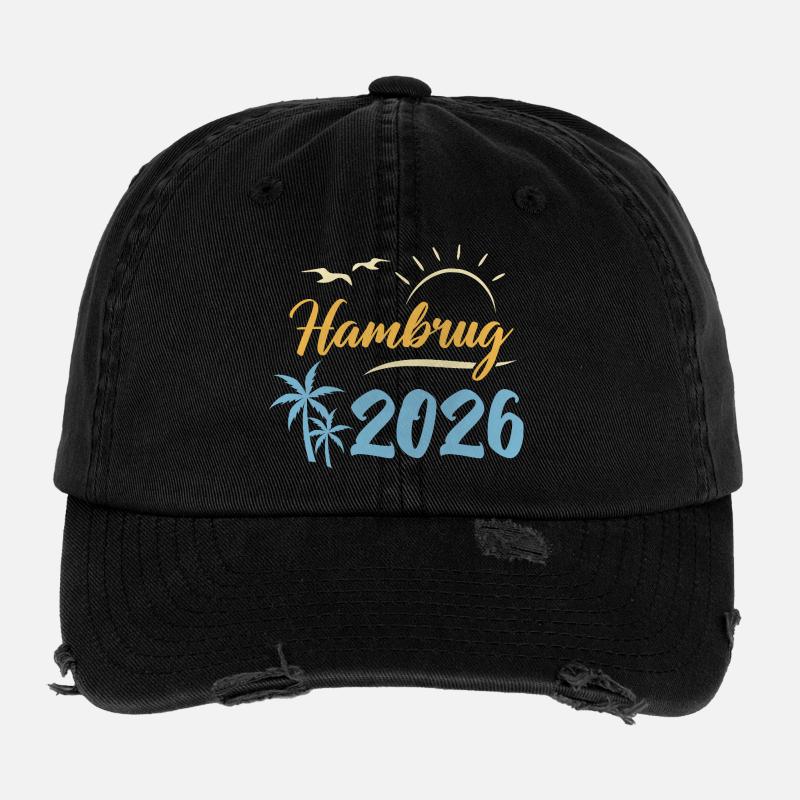 Hambourg 2026 Casquette vintage effet usé Flexfit