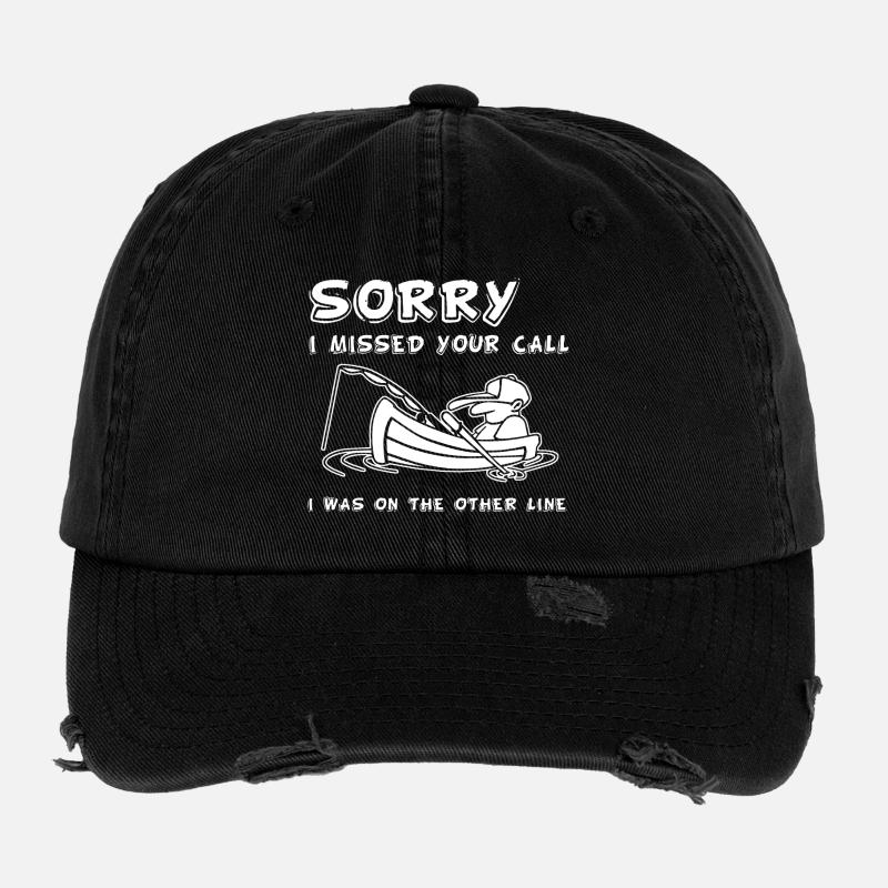 Fishing Lover Shirt Flexfit Vintage Destroyed Cap