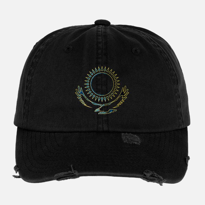 Kazakhstan Adler noble Casquette vintage effet usé Flexfit