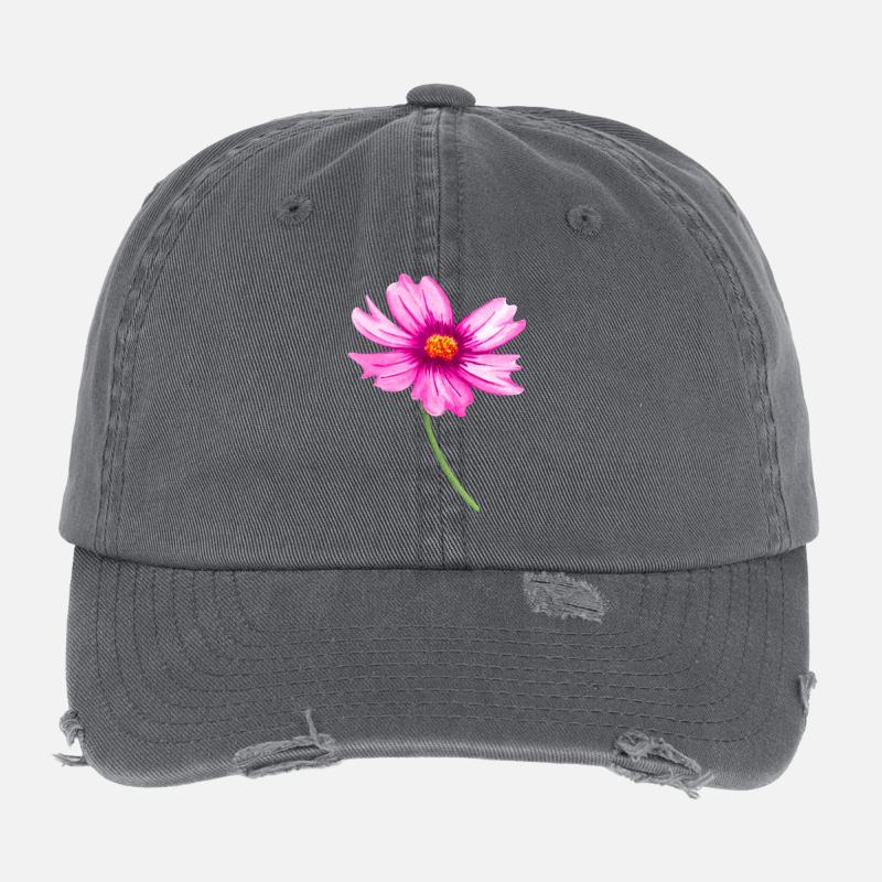 flower Flexfit Vintage Destroyed Cap