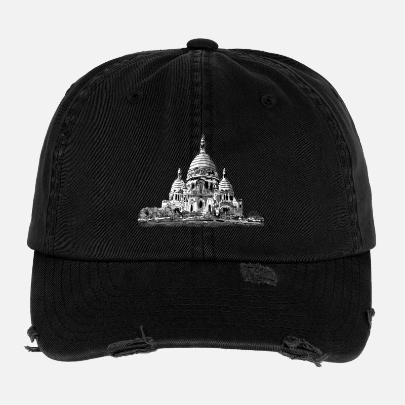 Sacré-Cœur de Montmartre Flexfit Vintage Destroyed Cap
