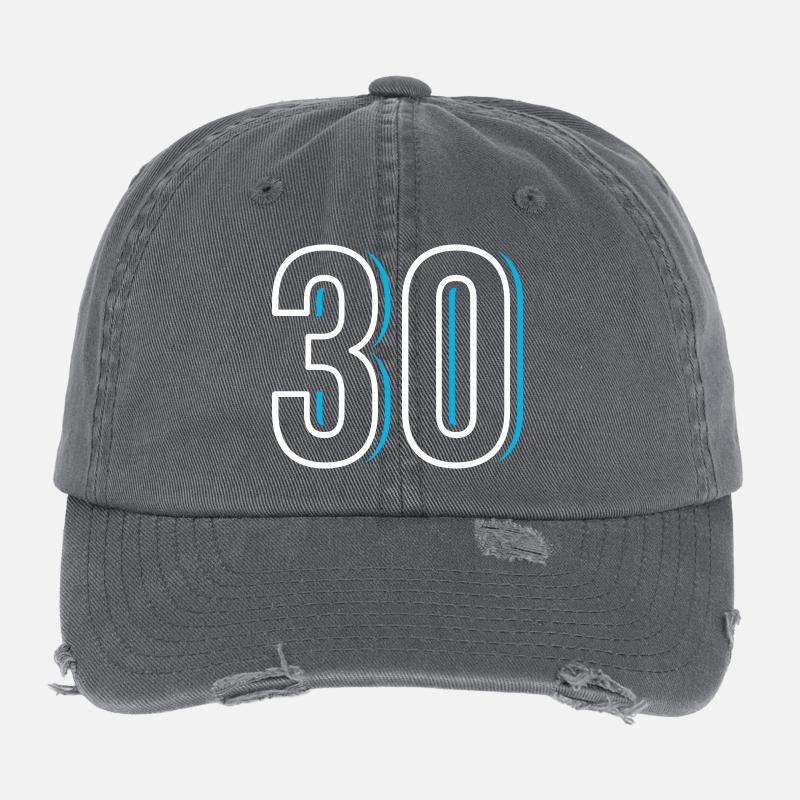 Nummer 30 - Dreißig Flexfit Vintage Destroyed Cap