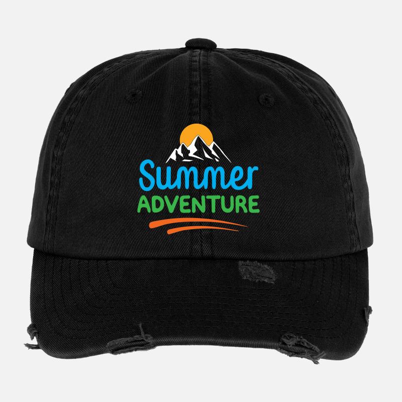 Summer Adventure Flexfit Vintage Destroyed Cap