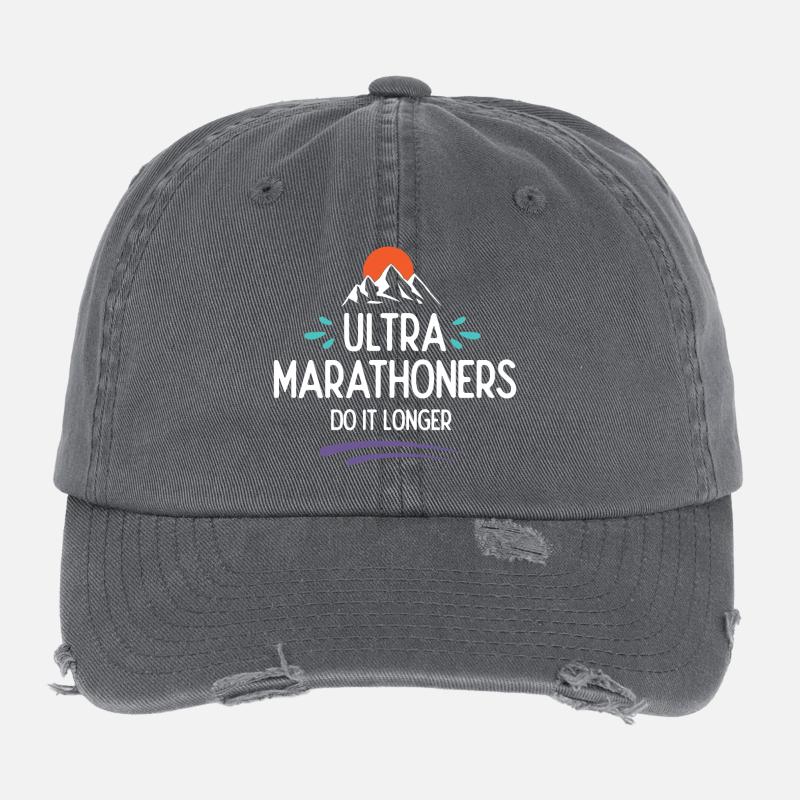 Ultra-Marathonläufer machen es länger Flexfit Vintage Destroyed Cap