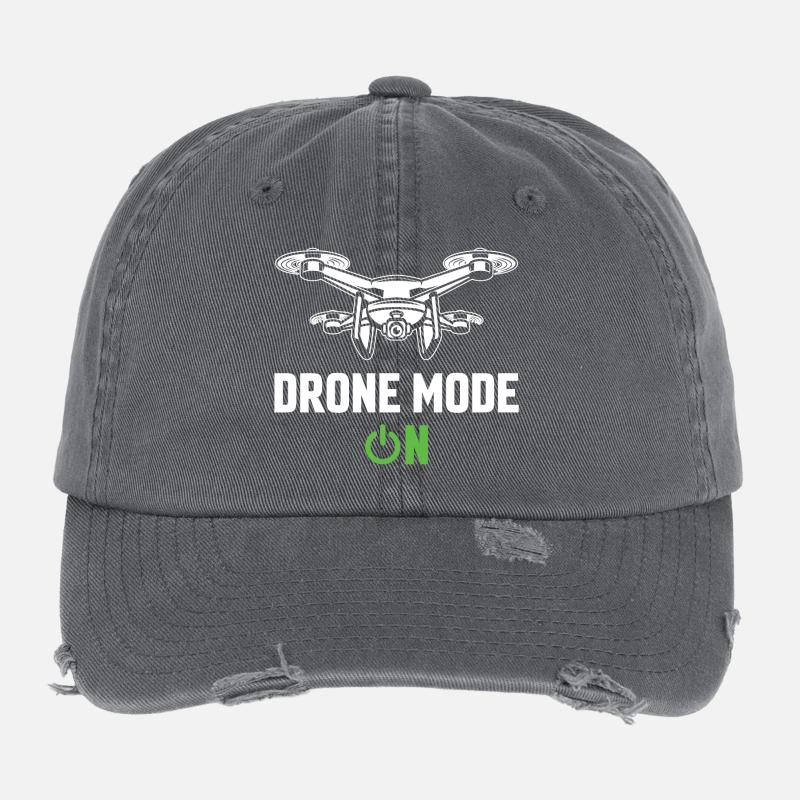Mode drone activé Casquette vintage effet usé Flexfit