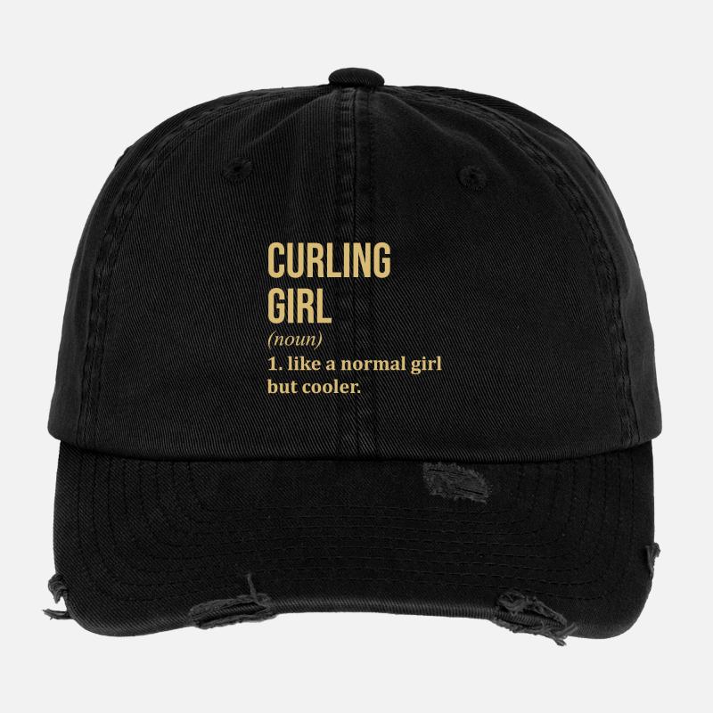 curling Casquette vintage effet usé Flexfit