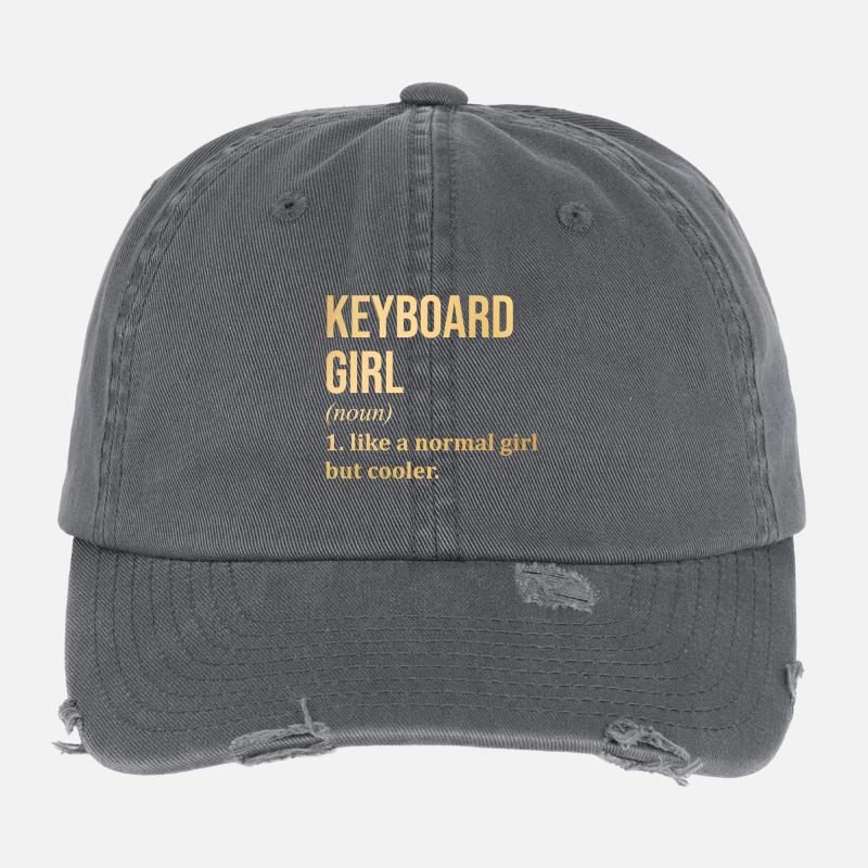 Keyboard Flexfit Vintage Destroyed Cap