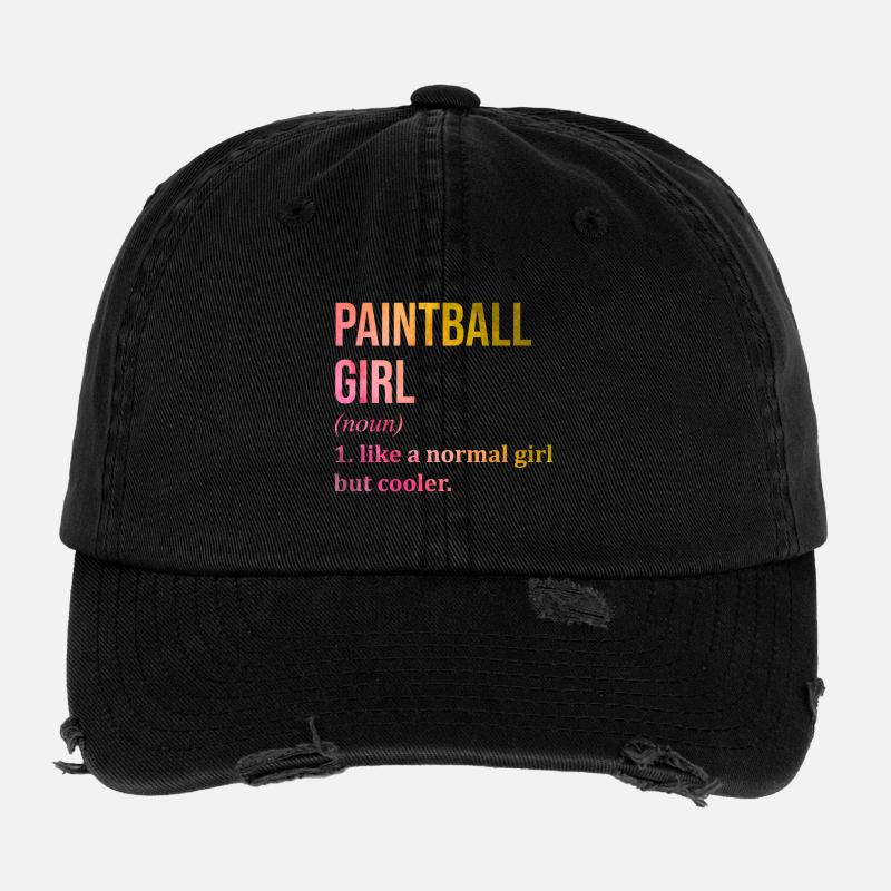 Paintball Casquette vintage effet usé Flexfit