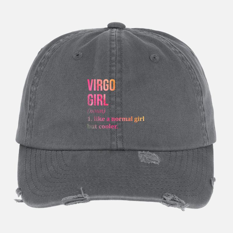 Virgo Flexfit Vintage Destroyed Cap