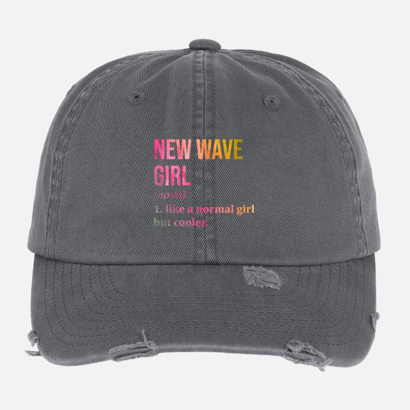 New Wave Flexfit Vintage Destroyed Cap