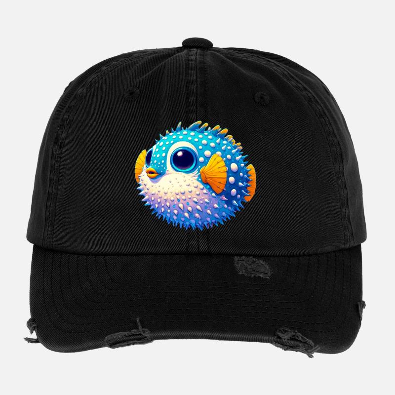 Blowfish Flexfit Vintage Destroyed Cap