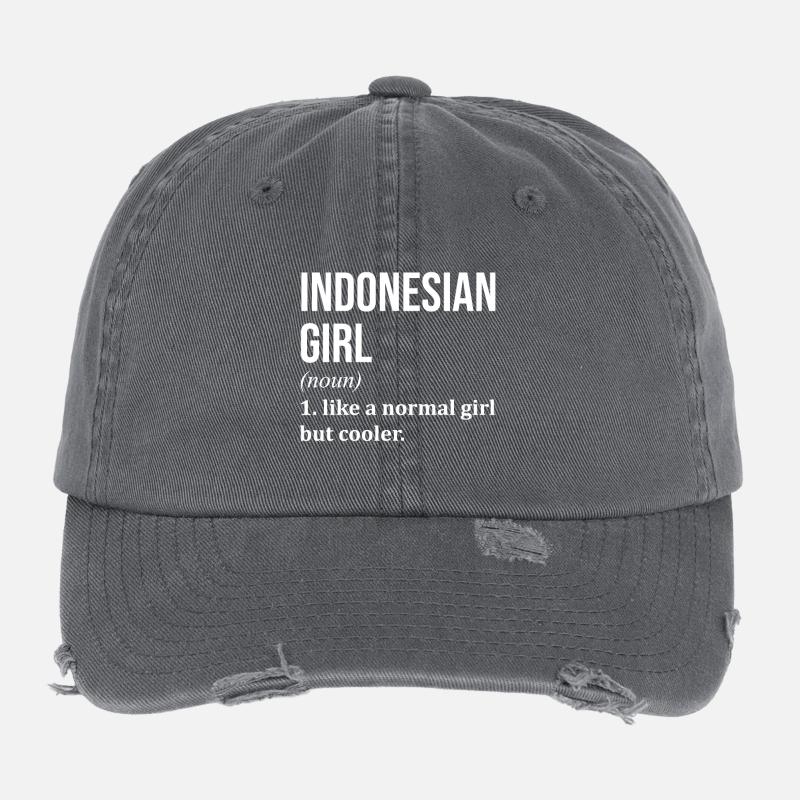 Indonesien Flexfit Vintage Destroyed Cap