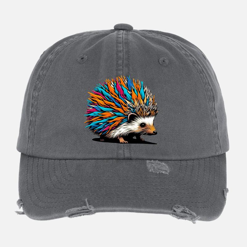 Hedgehog Flexfit Vintage Destroyed Cap