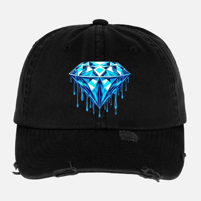Diamond Flexfit Vintage Destroyed Cap