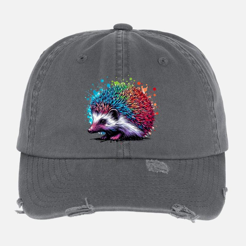 Hedgehog Flexfit Vintage Destroyed Cap