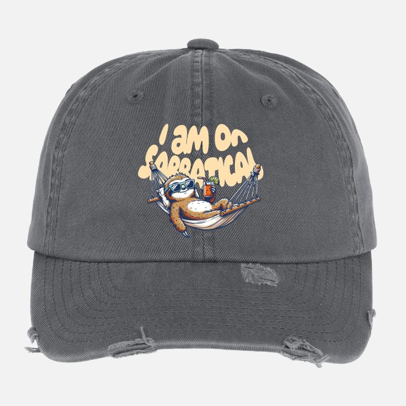 on Sabbatical Flexfit Vintage Destroyed Cap