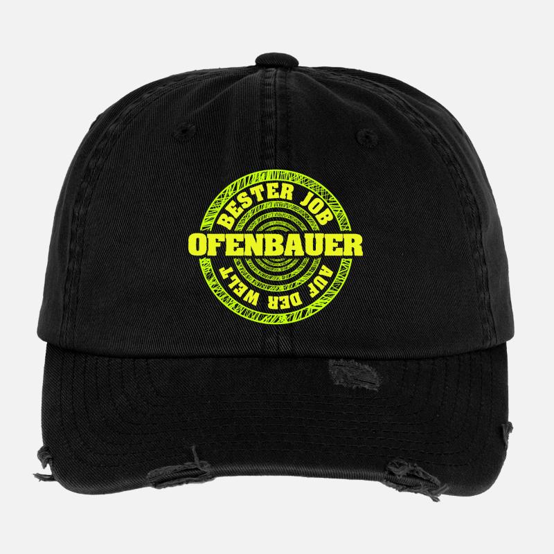 Stove builder as a job Flexfit Vintage Destroyed Cap